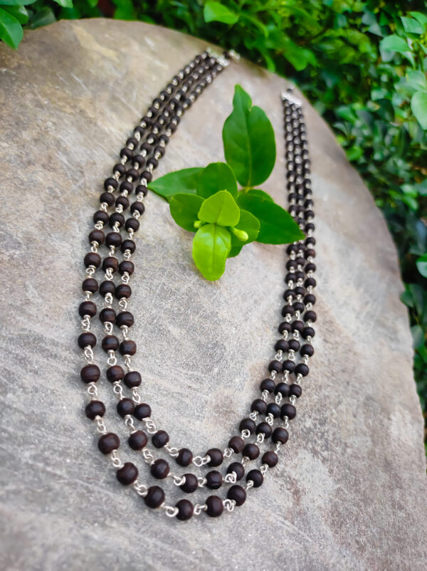 3 Round Tulasi Beads - Image 3