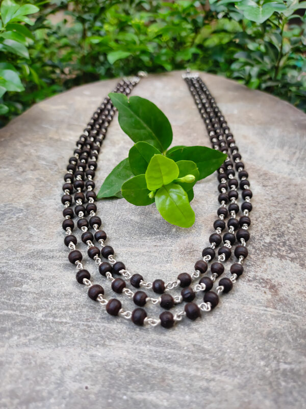 3 Round Tulasi Beads