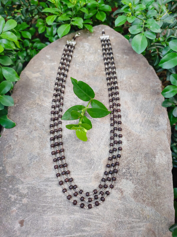 3 Round Tulasi Beads - Image 2